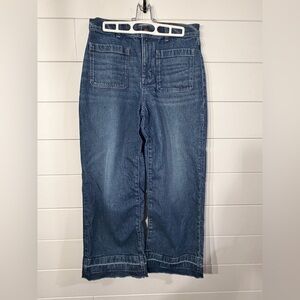 Madewell ‘Emmett’ Classic Wide Leg Blue Denim Jeans